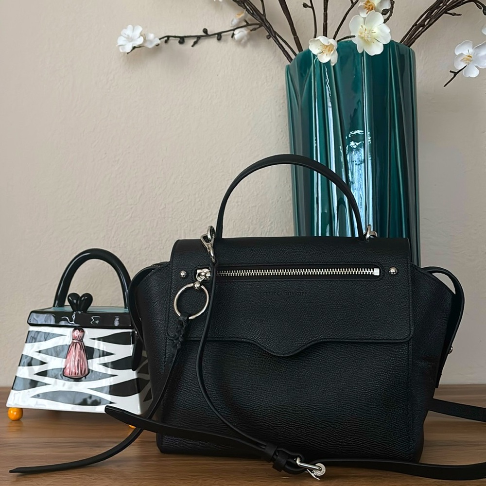 Rebecca  Minkoff  Top Handle Crossbody Bag Black